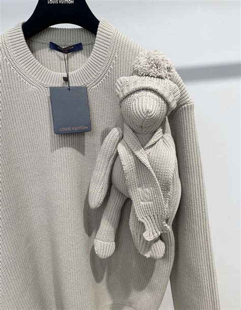 lv stuffed animal sweater|Studded LV Sweater .